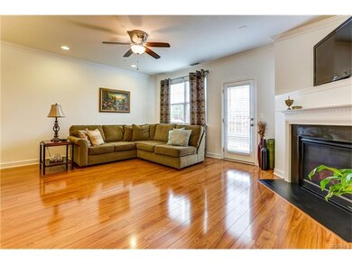Family room, wired for surround sound