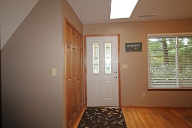 Foyer with skylight