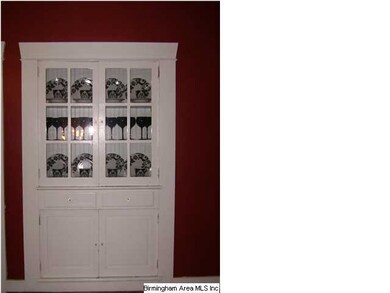 Built-in china cabinet