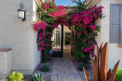 Entrance to front courtyard