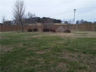 Large Backyard with privacy fence