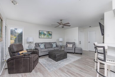 Wood look tile flooring