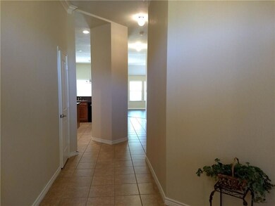 View upon entering the home. The Front Office is o