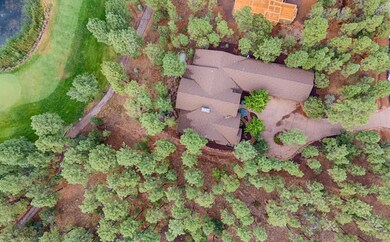 Overhead view of home and #14 Green