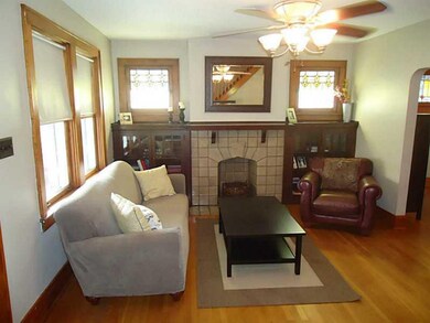 Living Room. Beautiful hardwood floors and newer w