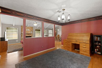 Living room opens to the family room.  We do love