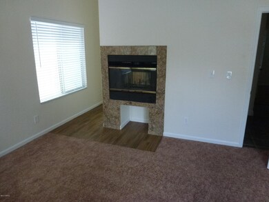 Master bedroom fireplace