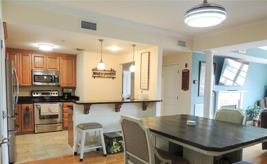 Bright, open living space makes entertaining a bre