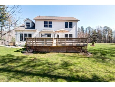 Large deck off kitchen is ideal for entertaining