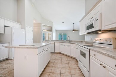 Kitchen with center island.