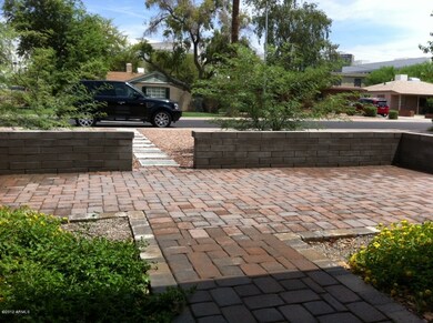 custom front patio North view