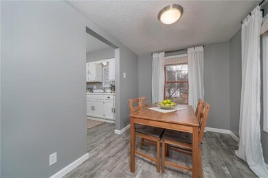 Fresh paint and new flooring greet guests in the s