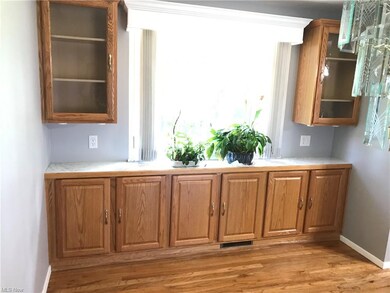 close up of dining room built in cabinets -makes for great buffet and extra storage!