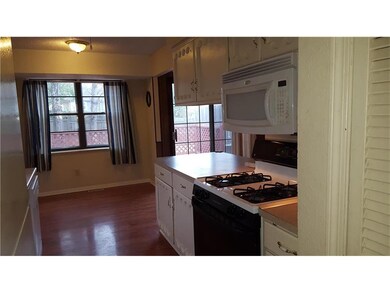 Kitchen and eat in area