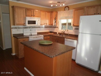 Kitchen opens to dining and great room