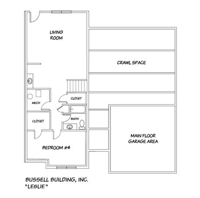 Leslie Floor Plan - Basement