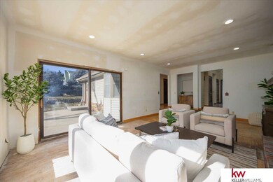 from main living- Huge oversized doors