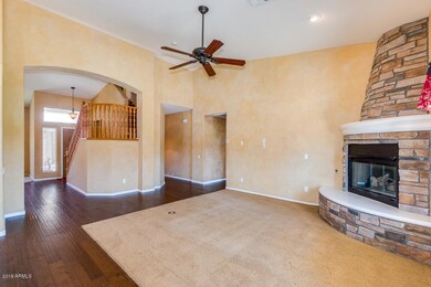 Cozy Stone Fireplace