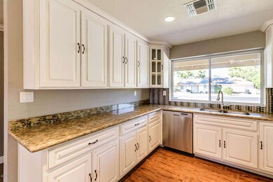 Large kitchen with brand new cabinets