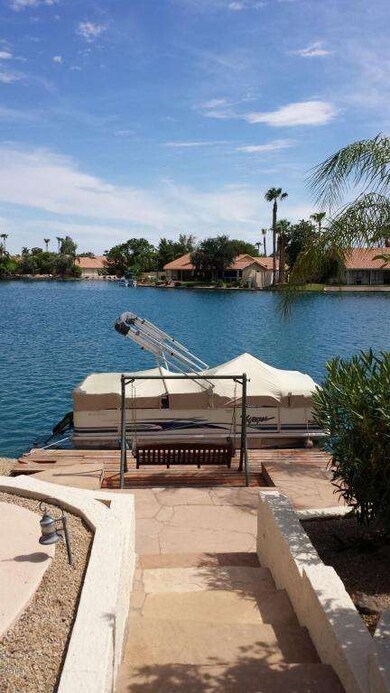 View of Dock from Patio