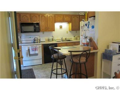Kitchen Shot from the Dining Area shows the Snack 