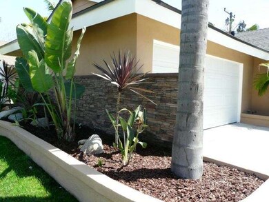 Ledgestone Detail, Lush Landscape in Planter Box