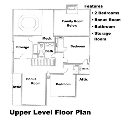 Upper Level Floor Plan