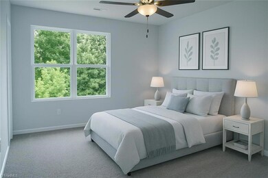 Virtually Staged Primary Bedroom