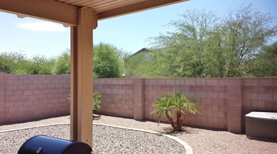 Back yard view from patio
