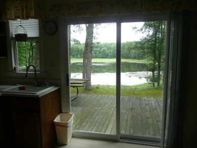 view from kitchen/living