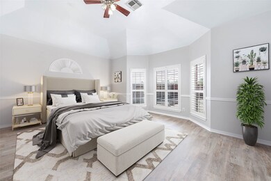[Virtual Staged] Spacious Primary Bedroom with. ne
