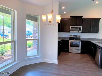 breakfast nook and kitchen