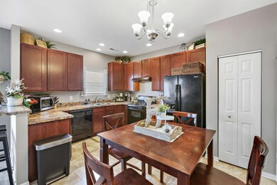 Kitchen with upgraded cabinets