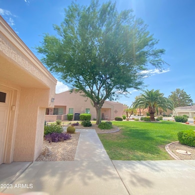 side view of home walk way