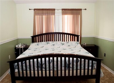 Master bedroom fits a king sized bed.