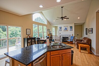 Kitchen into living
