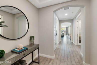 Entry view to home