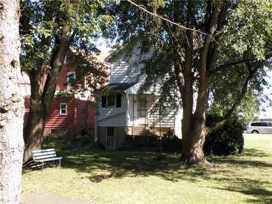 Rear of the house.