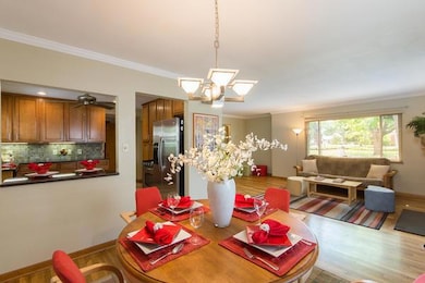 Dining Room, Kitchen and Living Room