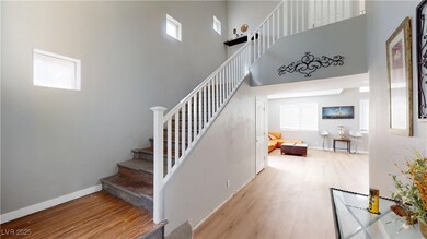 Stairs with a healthy amount of sunlight, wood fin