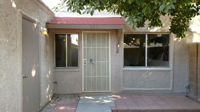 front of patio