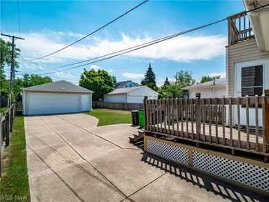 Driveway side of house