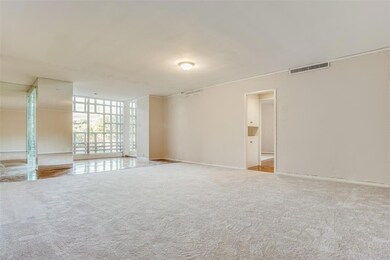 Living Room with wall removed to expose floor to c