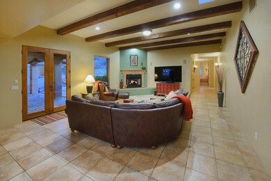 Wood beamed ceilings