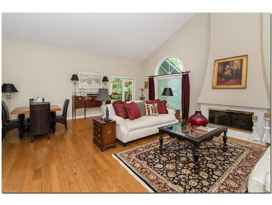 Combination living and dining room that leads to a