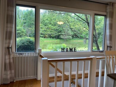 Pond view from dining room