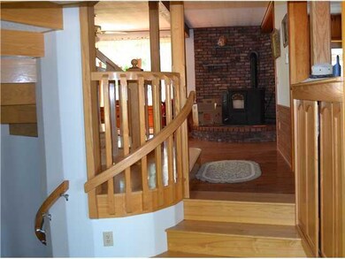 Foyer. Amazing Custom Made Spiral Staircase from B
