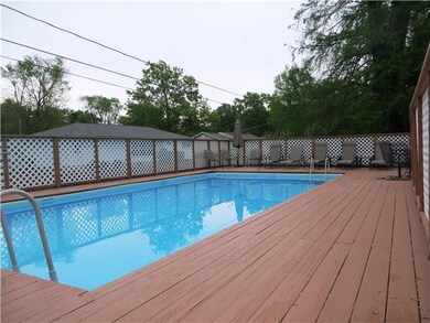 Above ground pool.