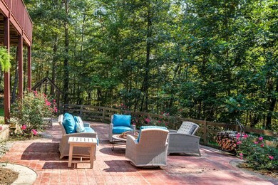 Entertain on this large sunny patio...secluded peace. 