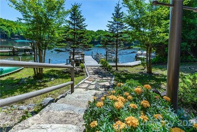 Short, lovely walkway from the home to the dock an
